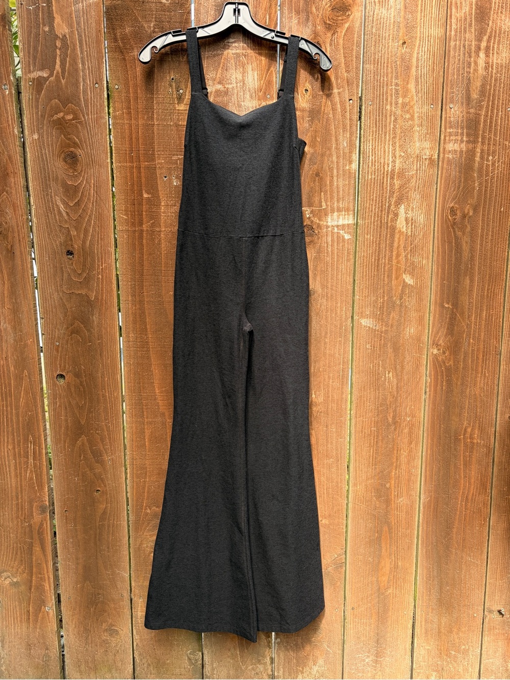 Beyond Yoga Black Wide-Leg Jumpsuit with Adjustable Straps
